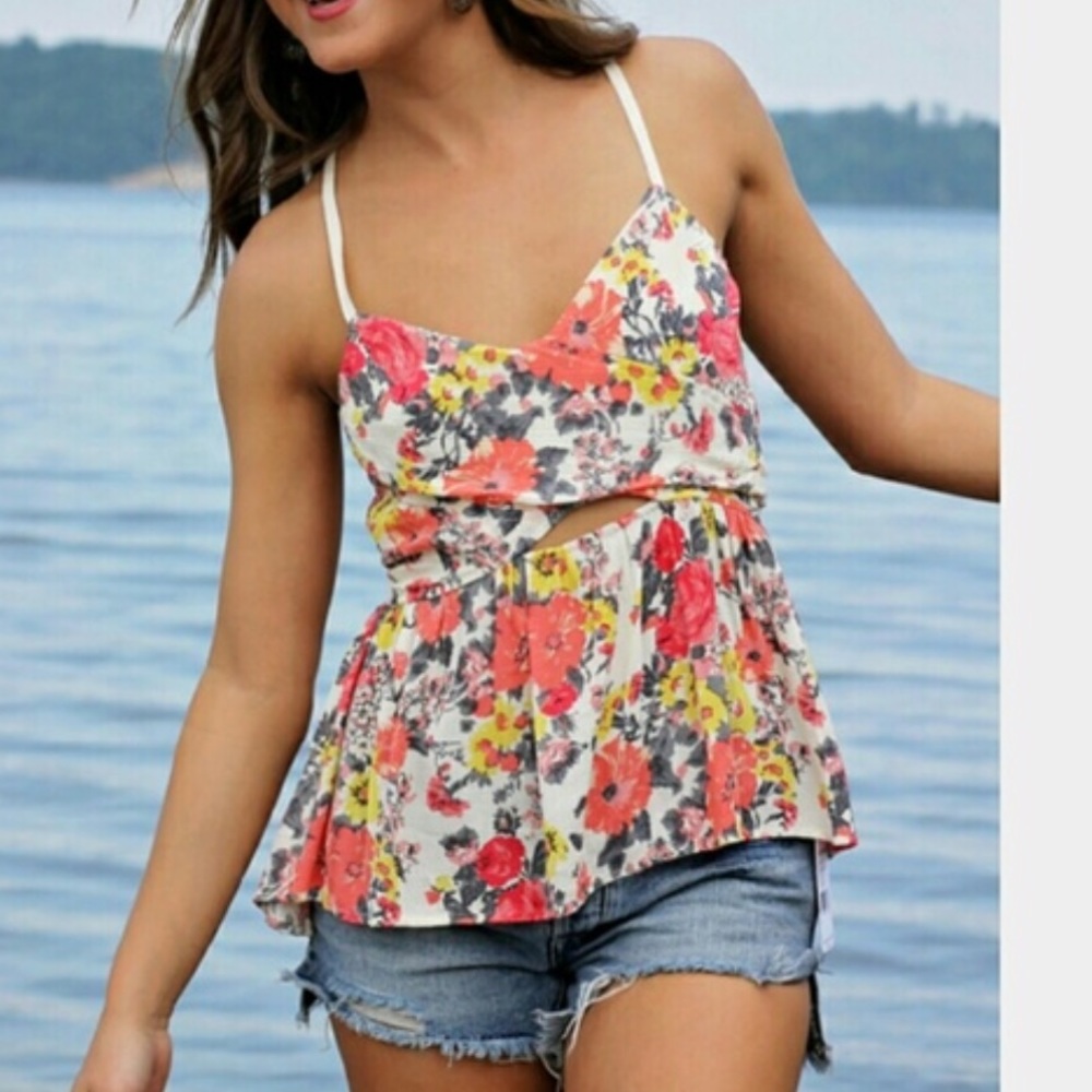 Free People Cut Out Tank | Size XS